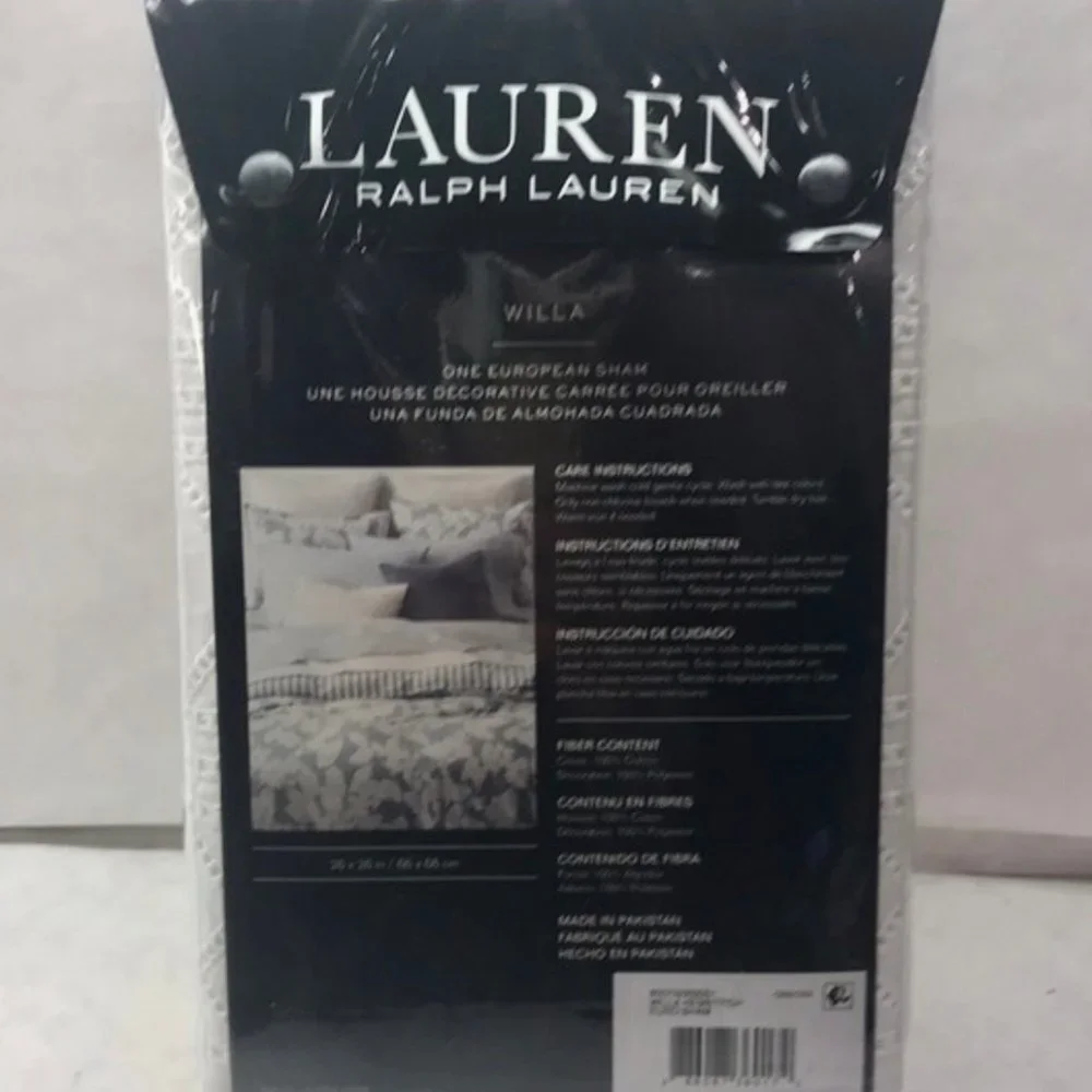 Lauren Ralph Lauren Willa King Duvet Set + 3 Willa Embroidered Euro Shams